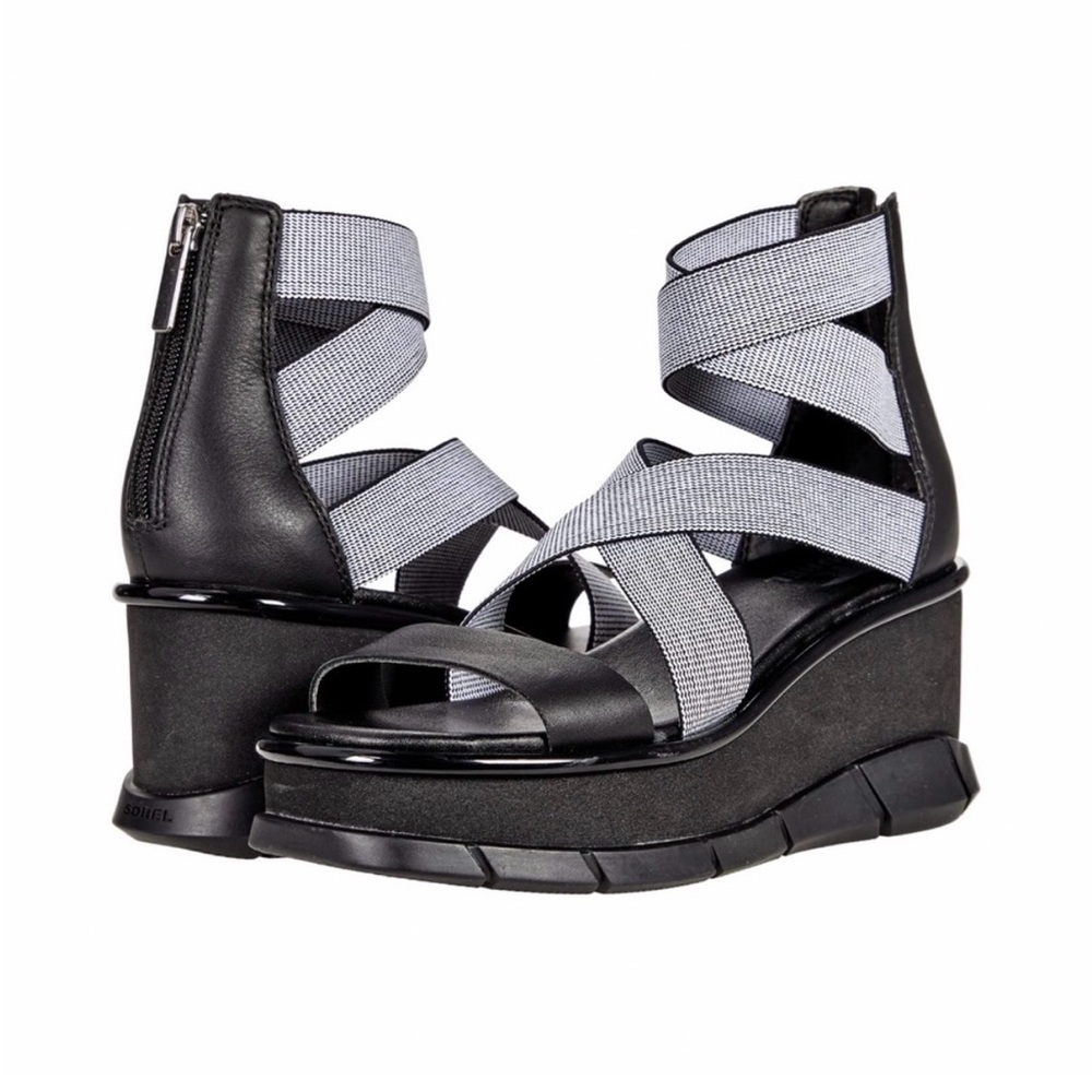 NWT Sorel Joanie III Sport Strap Sandal | Black | Size: 8.5